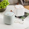 Press Open Lid Car Trash Bin Large Opening Desktop Paper Basket Mini Waste Bin  Living Room