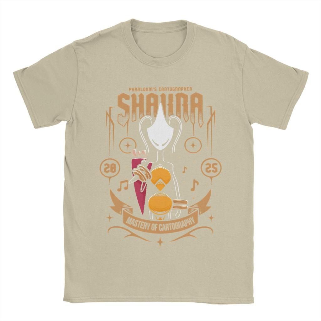 Hollow Knight Silksong Shakra TShirt for Men  Vintage Cotton Tee Shirt Crewneck Short Sleeve T Shirt Party Clothing
