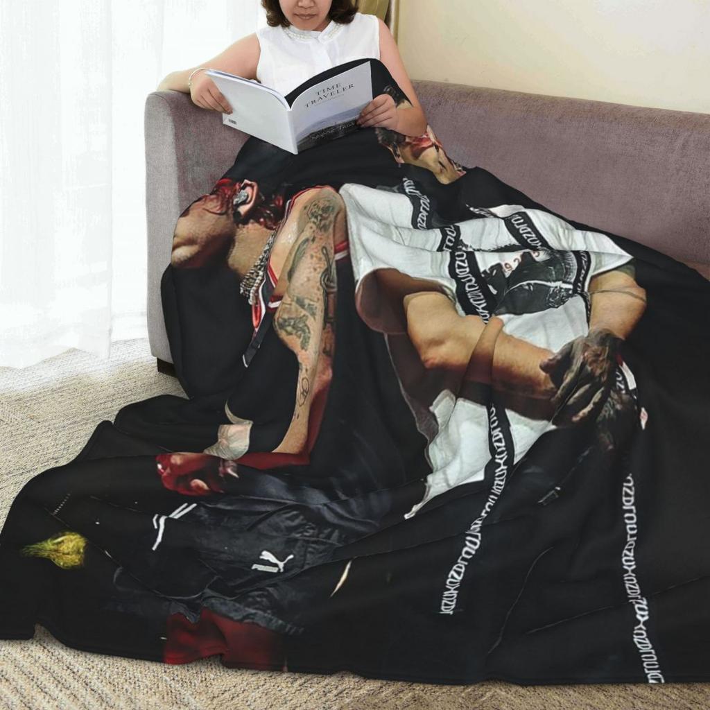 T-Twenty One P-Pilots Deku Flanelová Deku na Pohovku Lehká Deku pro Ložnici Kancelář Přehoz Přehoz na Postel Prošívaná Přikrývka