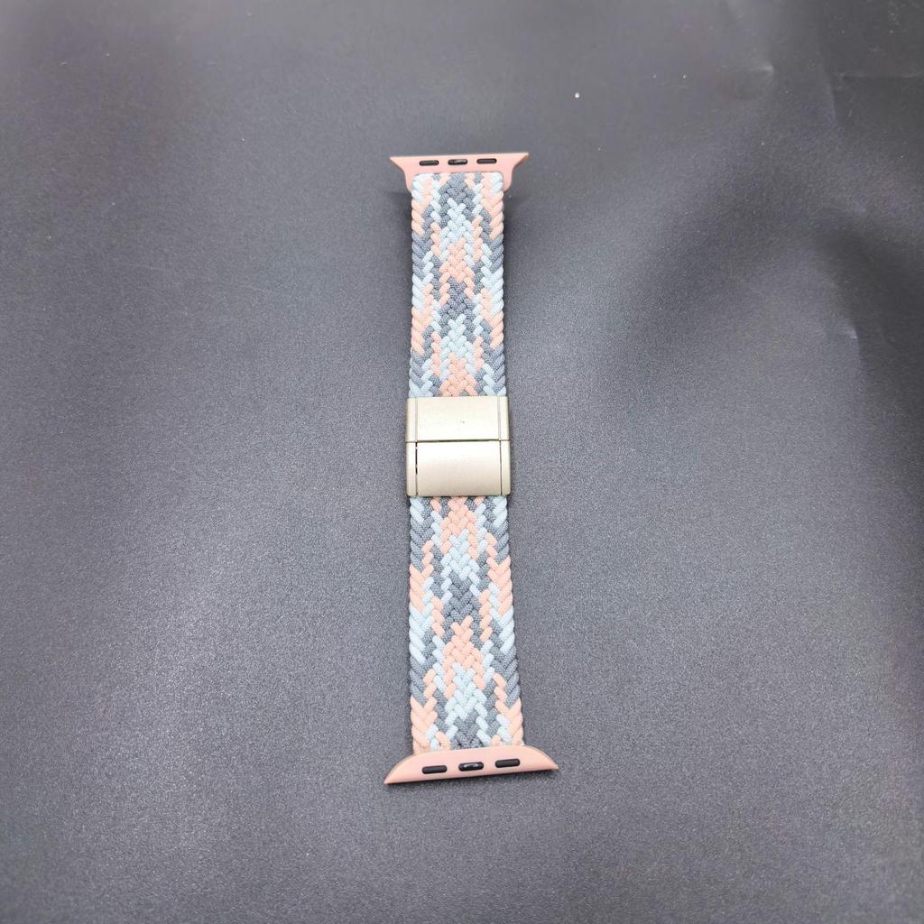 Apple Watch Nylon Woven Band, Magnetic & Square Buckles, Compatible with Series 11.