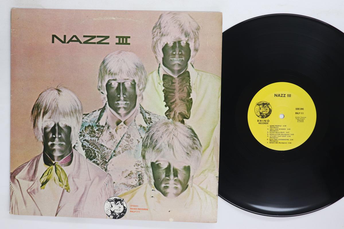 LP Record NAZZ Nazz III RNLP111 RHINO 1984 US Rock Used