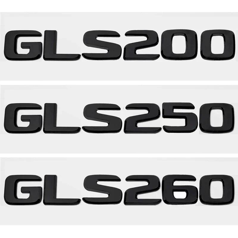 Car Digital Alphabet Trunk Emblem Badge Decal for Mercedes Benz GLS200 GLS250 GLS260 GLS300 GLS320 GLS350 GLS500 GLS550 GLS600