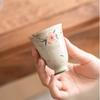 Hand-painted Peach Blossom Master Cup Tea Cup Ceramic Single High-footed Fragrant Cup Teacup Kung Fu Tea Set To Drink Tea