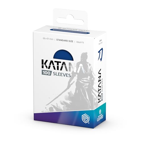 Ultimate Guard Katana Sleeve Standard Size 100 Card Sleeves Bluebird