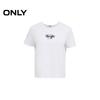 ONLY Women's Relief Letter Print T-Shirt