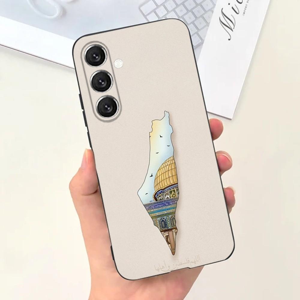 

P-Palestine-es-F-Flag MAP Phone Case For Samsung S25,S24,S21,S22,S23,S30,Ultra,S20,Plus,Fe,Lite,Note,10,9,5G Black Cover Samsung S20lite5G
