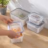 Refrigerator Preservation Storage Box Drain Basket Storage Containers Sealed Box Vegetable And Fruit Drain Box Organizer