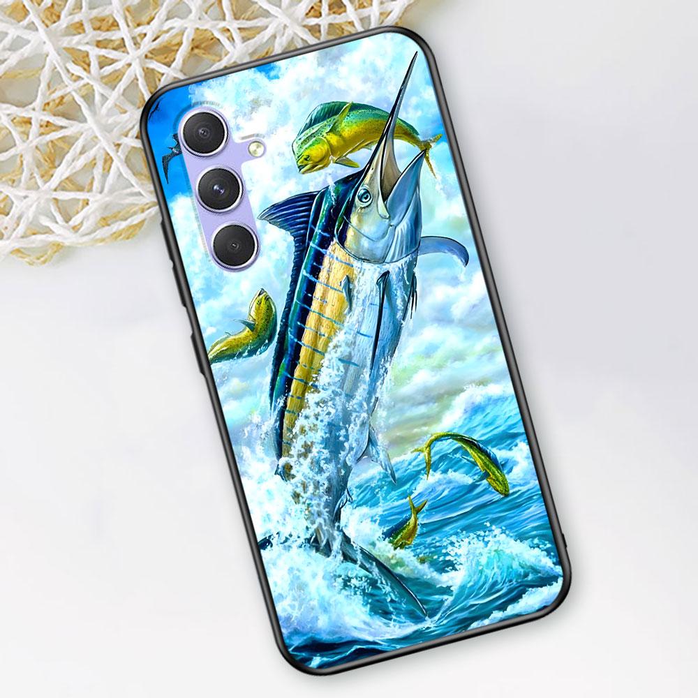 Trout Fish Fishing Case for Samsung Galaxy A51 A53 A54 A31 A52 A12 A13 A21s A22 A32 A11 A22 A33 A41 A52s A73 A14 TPU Phone Cover