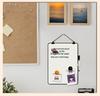 Wall-mounted Mini Double-sided Magnetic Children's Whiteboard - Erasable Writing and Drawing Blackboard