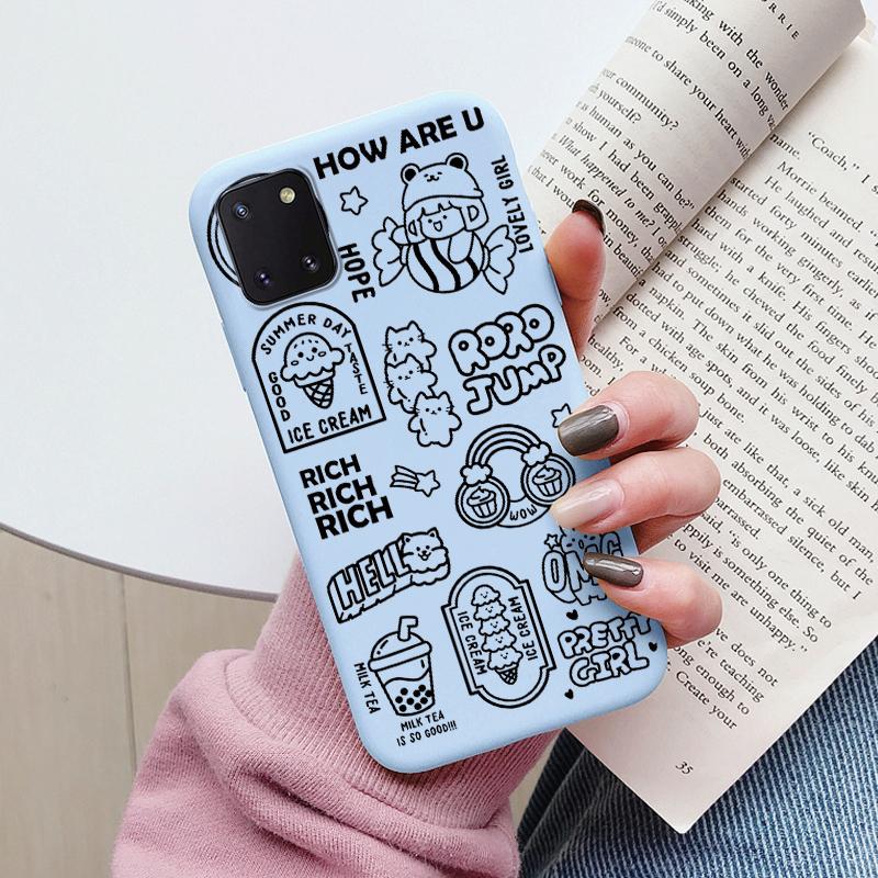 

Soft Case For Samsung Galaxy Note 10 Lite Phone Cover Cute Flowers Butterfly Fundas TPU Coque For Samsung Note 10 Lite Bumper Note 10 Lite