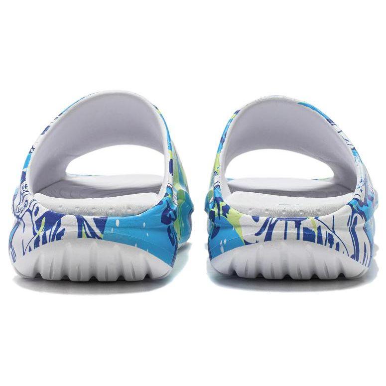 Li Ning League Of Legends X  Comfortable Rubber Sole Slide Sandals Unisex Footwear Blue Green AGAT031-3