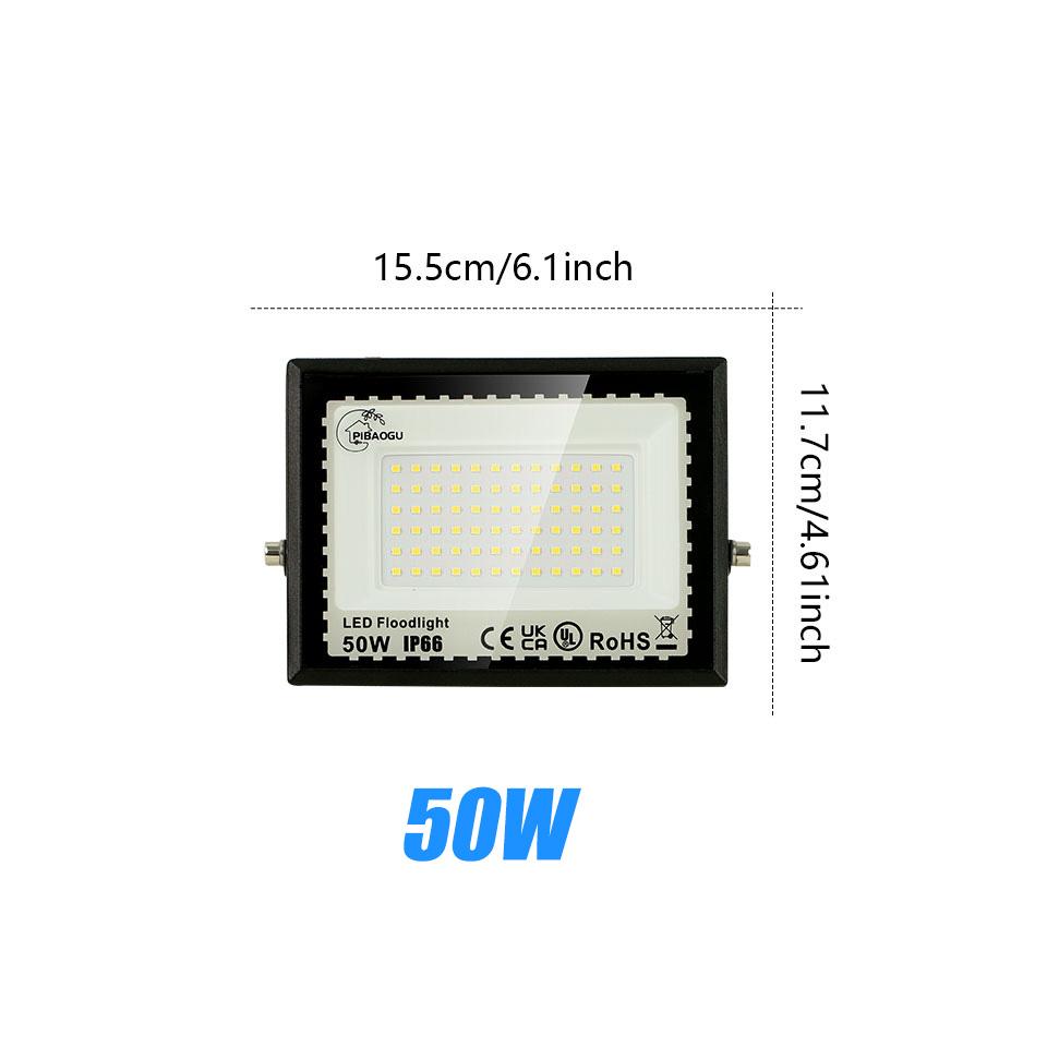 10-300W Led Flood Light IP66 Waterproof AC 220V AC110V Outdoor Floodlight Spotlight LED Reflector Street Lamp Wall Lights