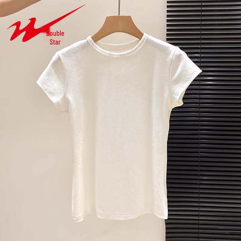 Shuangxing Women's Lyocell Blend Short Sleeve T-shirt