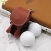 Leather Waist-Mounted Golf Ball Pouch | Outdoor Sports Storage Bag