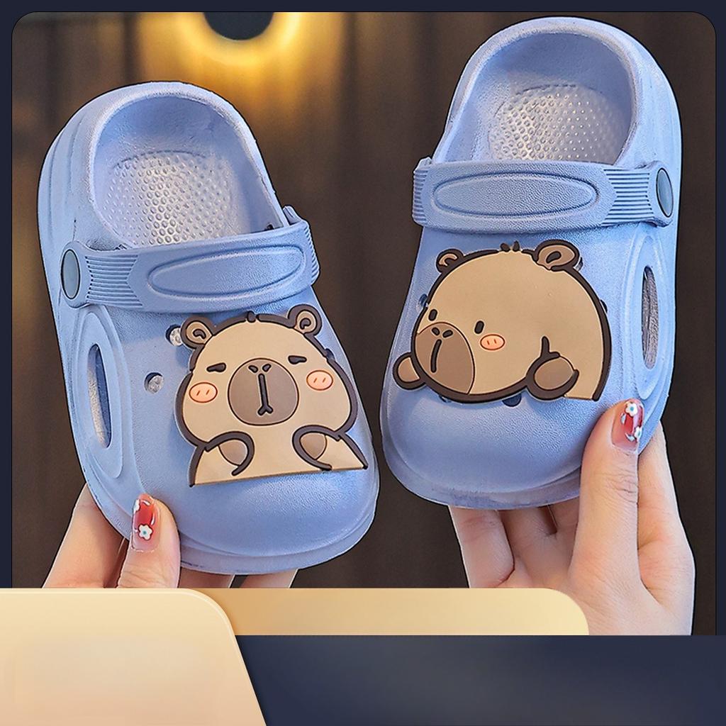 Cartoon Boy Shoes, Soft-bottomed Girl Slippers, Anti-slip Cool Slippers