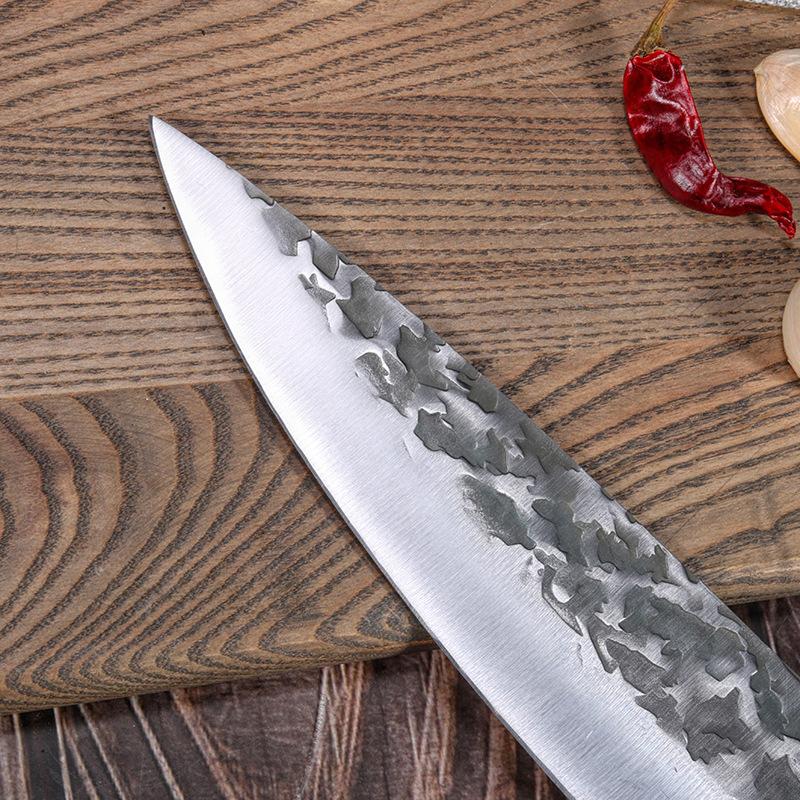 2022 Ny kraftsmidd kokkekniv Kjøkkenkniv i rustfritt stål Hakking Kjøtthakking Sushi Fiskefiletkniv Slakting Peeling Utbeningskniv