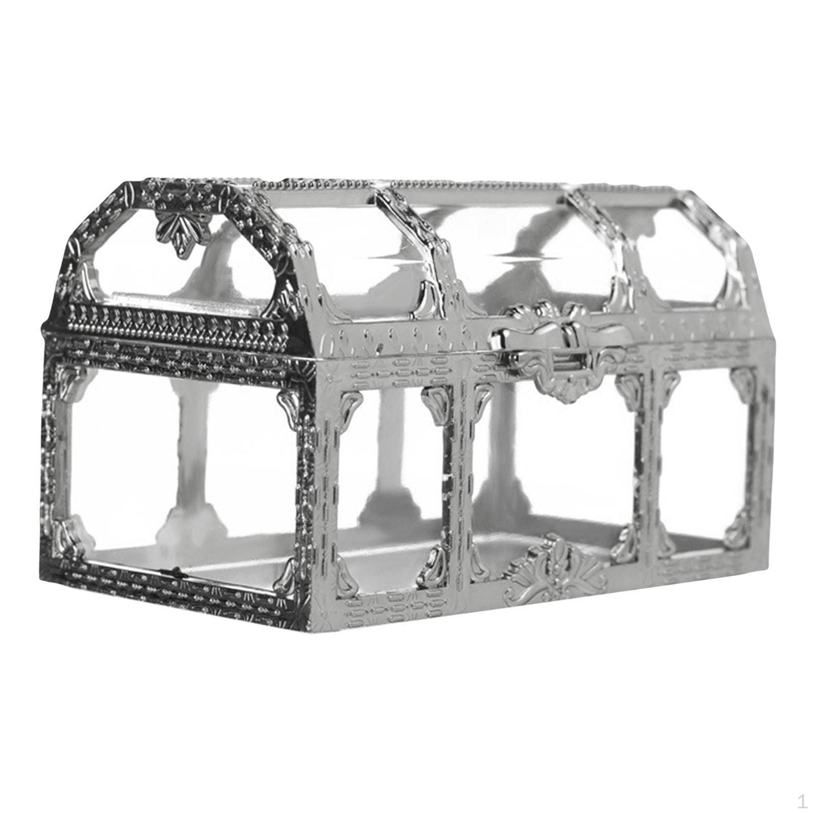 

Candy Box Gift Storage Case Sugar Containers Container 7.4x5.x5cm Silver