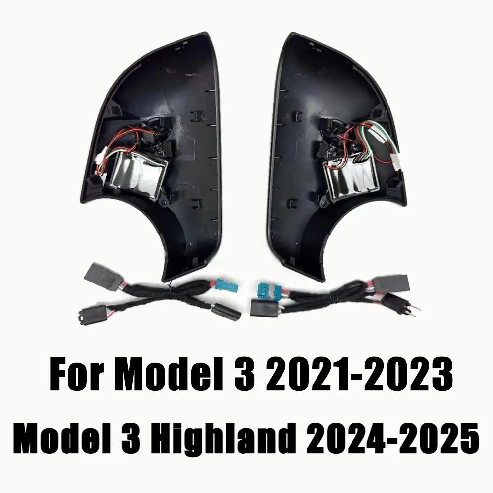 

For Tesla Model Y Juniper 2021-2025 Model 3 Highland 2021-2025 Angel Wing Welcome Light Car Side Mirror Projection Ambient Light
