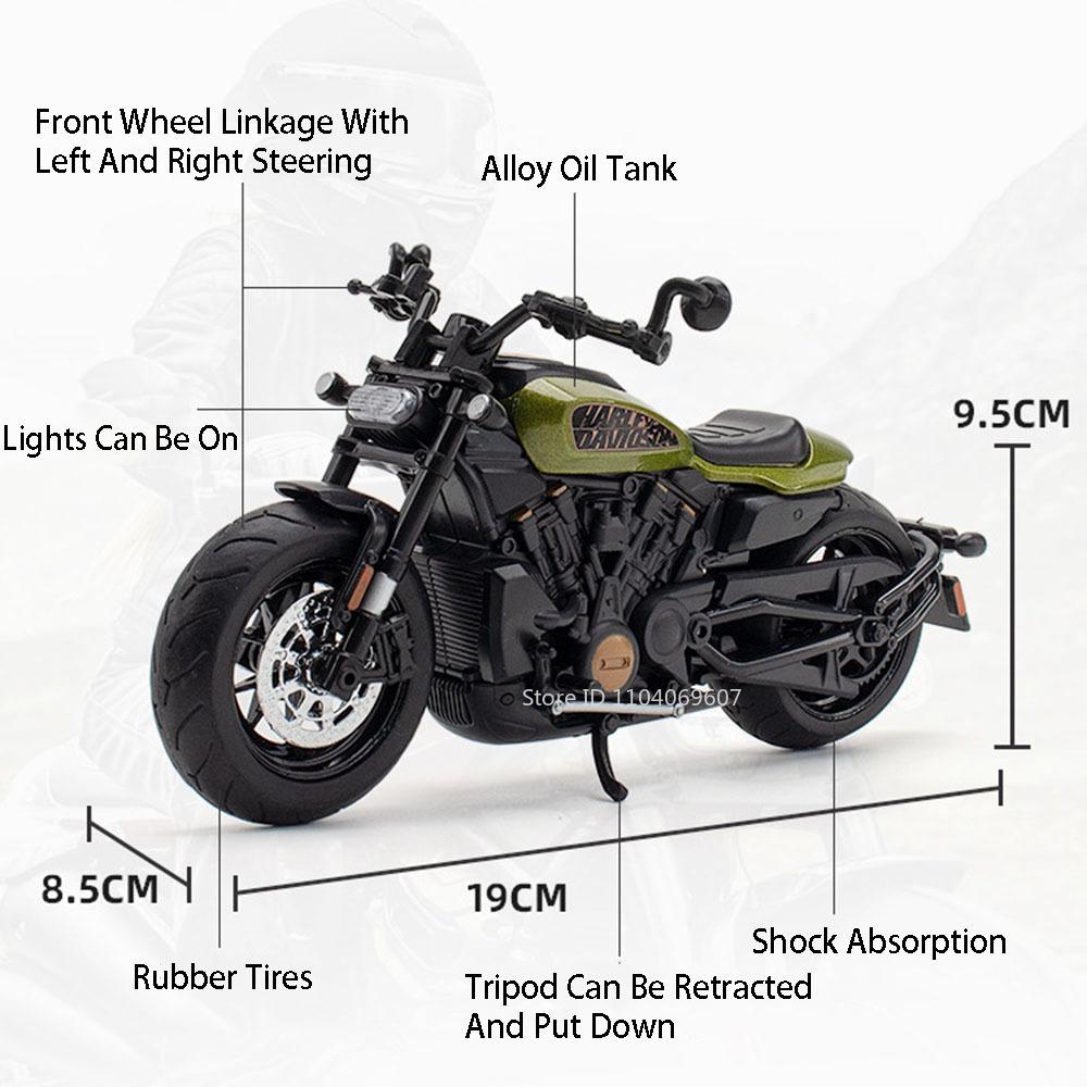 1:12 Sportsters R1 Alloy Motorbike Toy Diecast Model Car Front Wheel Steering Rear Wheel Suspension Motorcycle Boy Birthday Gift