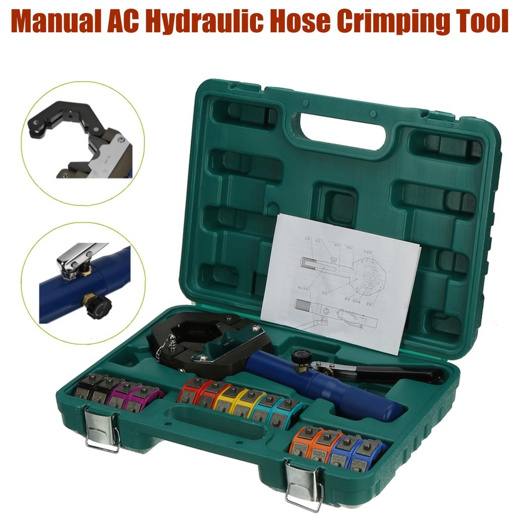 Kit Presă Manuală AC Furtun Hidraulic Instrumente de Reparație Sistem de Aer Condiționat Conductă Instrument de Sertizare 780X412X43mm
