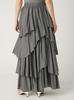 Sheer Tiered Skirt FWFS254003GRY0