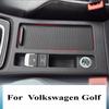 For Volkswagen Golf 7/6 MK7/6 2009- Central Armrest Box Cover Suiteng Water Cup Holder Pull Curtain Storage Box Pull Cover