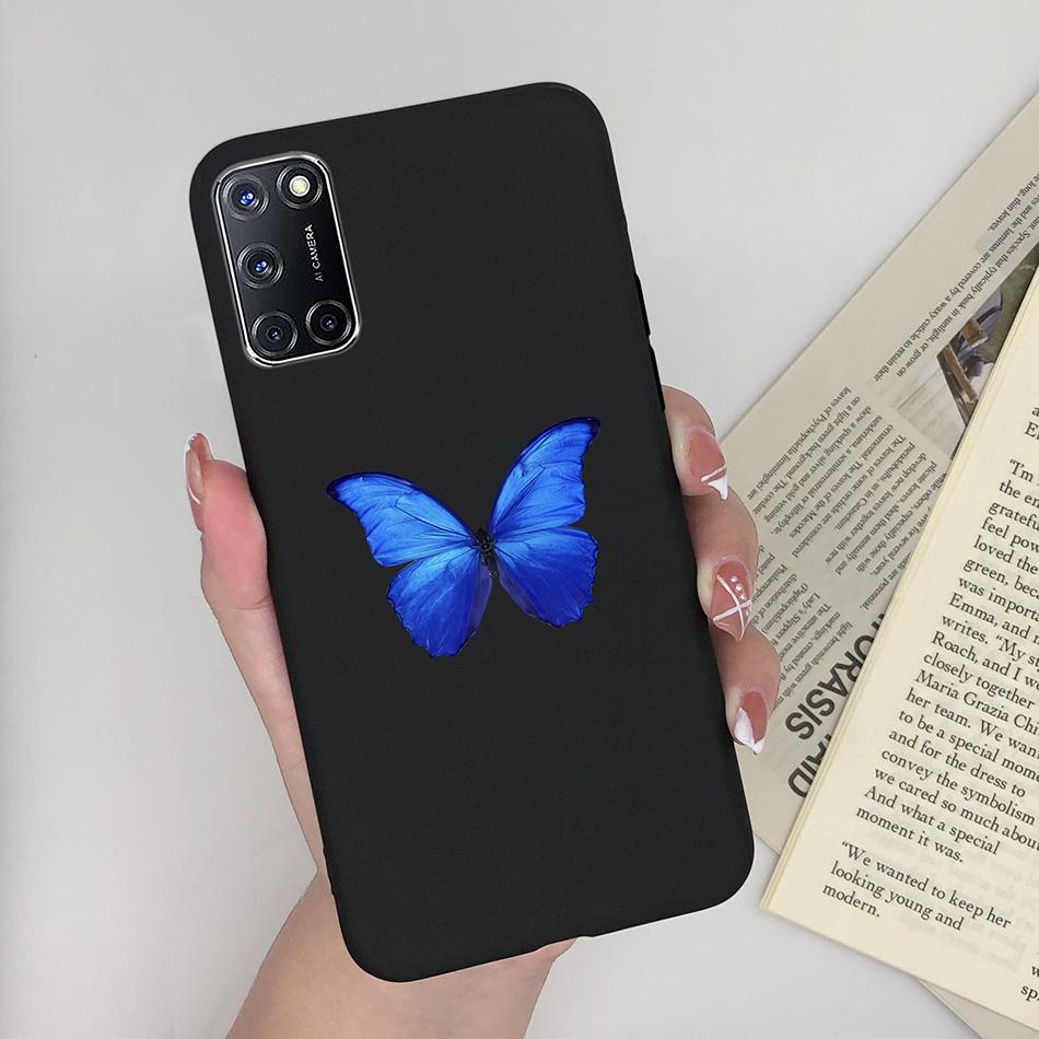 For Oppo A52 A72 A92 Case Cartoon Silicone Coque Heart Painted Cover For Oppo A72 A52 A 52 A 72 A 92 OppoA52 OppoA92 Phone Case
