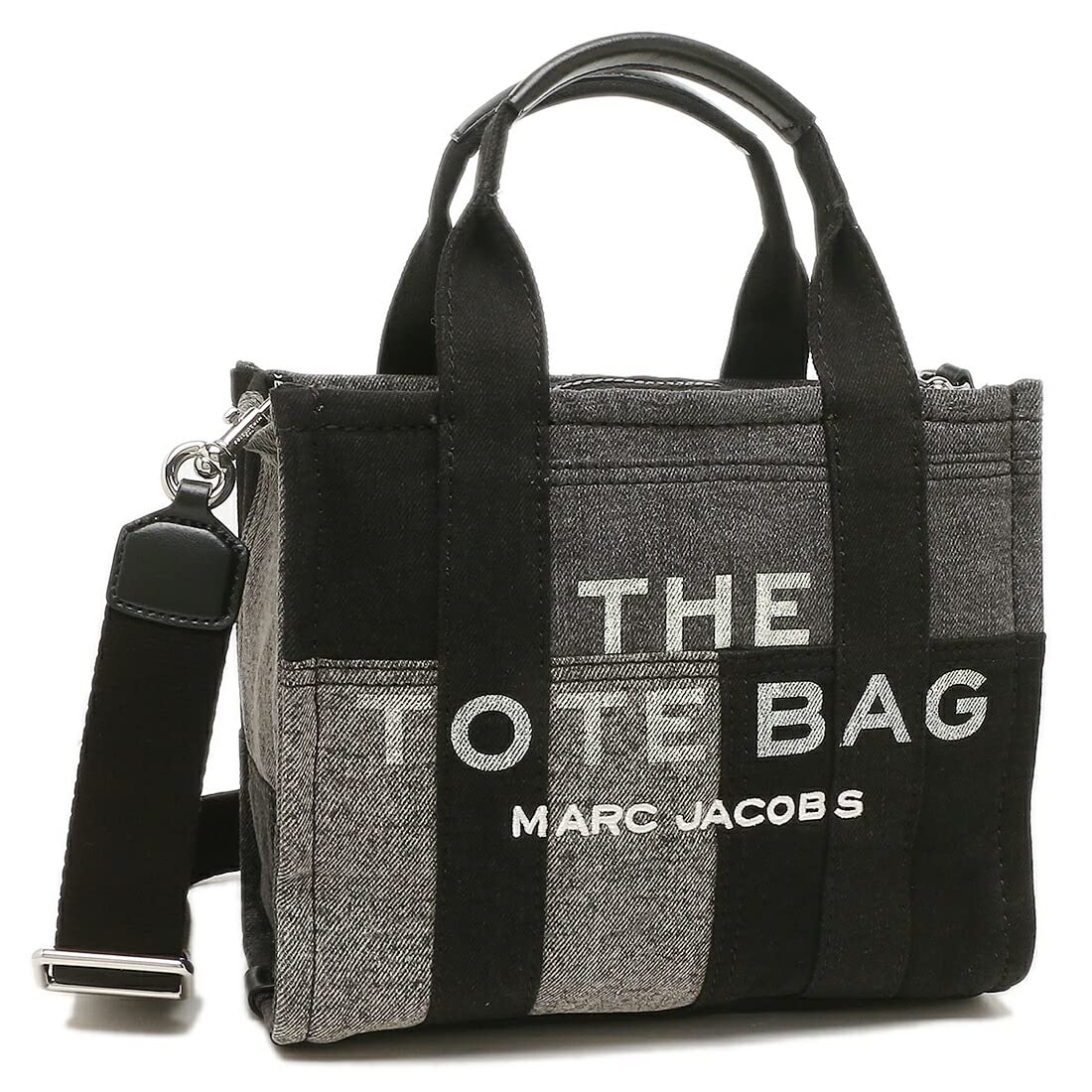 

Marc Jacobs The Denim Mini Tote Shoulder MARC JACOBS H016M06FA21 012 Bag, Black, Women s, [Used] чорний