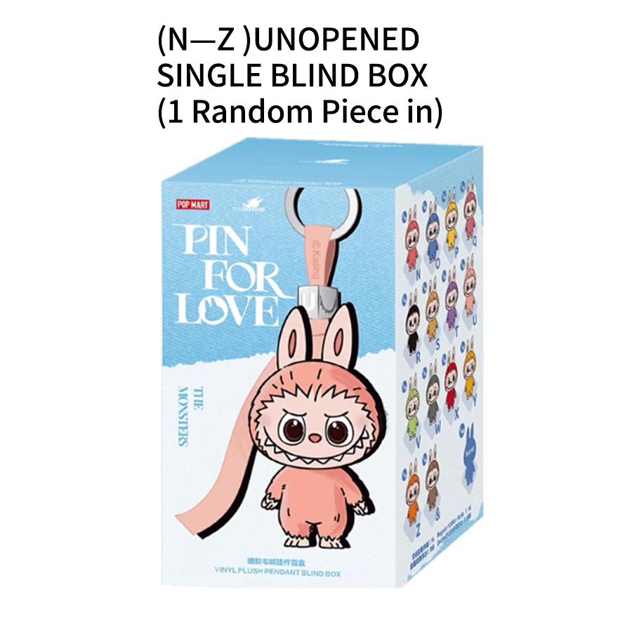 POP MART labubu Heart Code Series THE MONSTERS-Vinyl Plush Pendant Box (A-M) (N-Z) mini labubu 4.0 Blind Box Single Blind Box/Whole Box