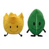 Pelúcia Leafy Battle for Dream Island, Soft Battle for Dream Island Pelúcia Leafy e Firey Bichos de pelúcia Pelúcia Leafy BFDI Toys
