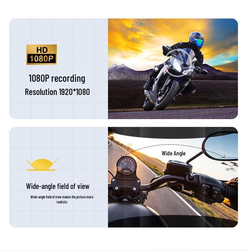 Q282X Motorcycle Bluetooth Helmet with 1080P HD Camera and Intercom System