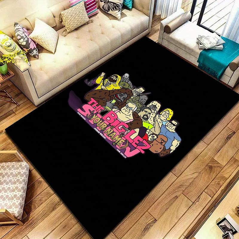 Big Lez Show Theme Custom Name Carpet Rug For Living Room Bedroom Home Sofa Decoration Kids Play Nonslip Floor Mat