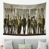 The Walking Dead Themed Tapestry  Stylish Character Design Lightweight Decor For Living Room Or Bedroom TV Show Decor