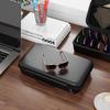 Travel Sunglasses Organizer Case with 8-Slot Adjustable Compartments, Hard EVA Eyeglasses Storage Bag for Men Women