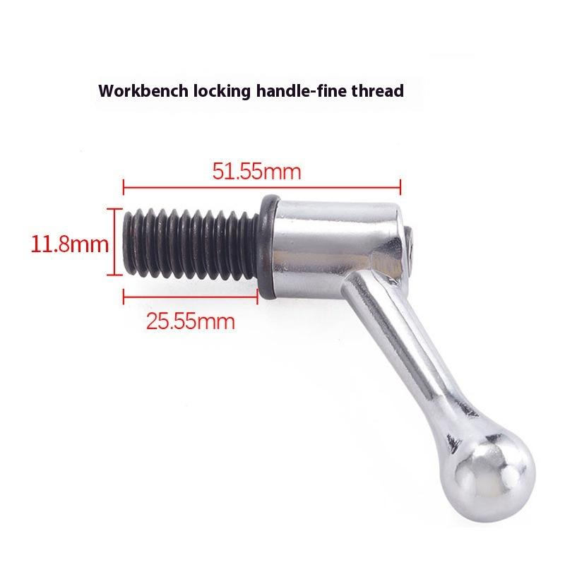 M8 Milling Machine Handle Spindle Locking Screw 1/2 Worktable Adjustable Handle Handle Milling Machine Accessories
