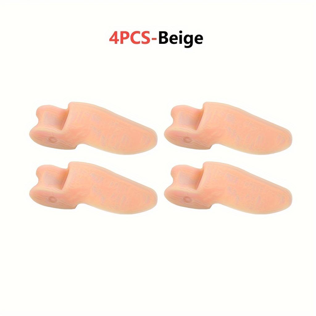 2pcs/6pcs Soft & Flexible Premium Toe Separators - RooRuns, Durable, Comfort for Long-Term Wear, Unisex Design for Men and Women of All Sizes