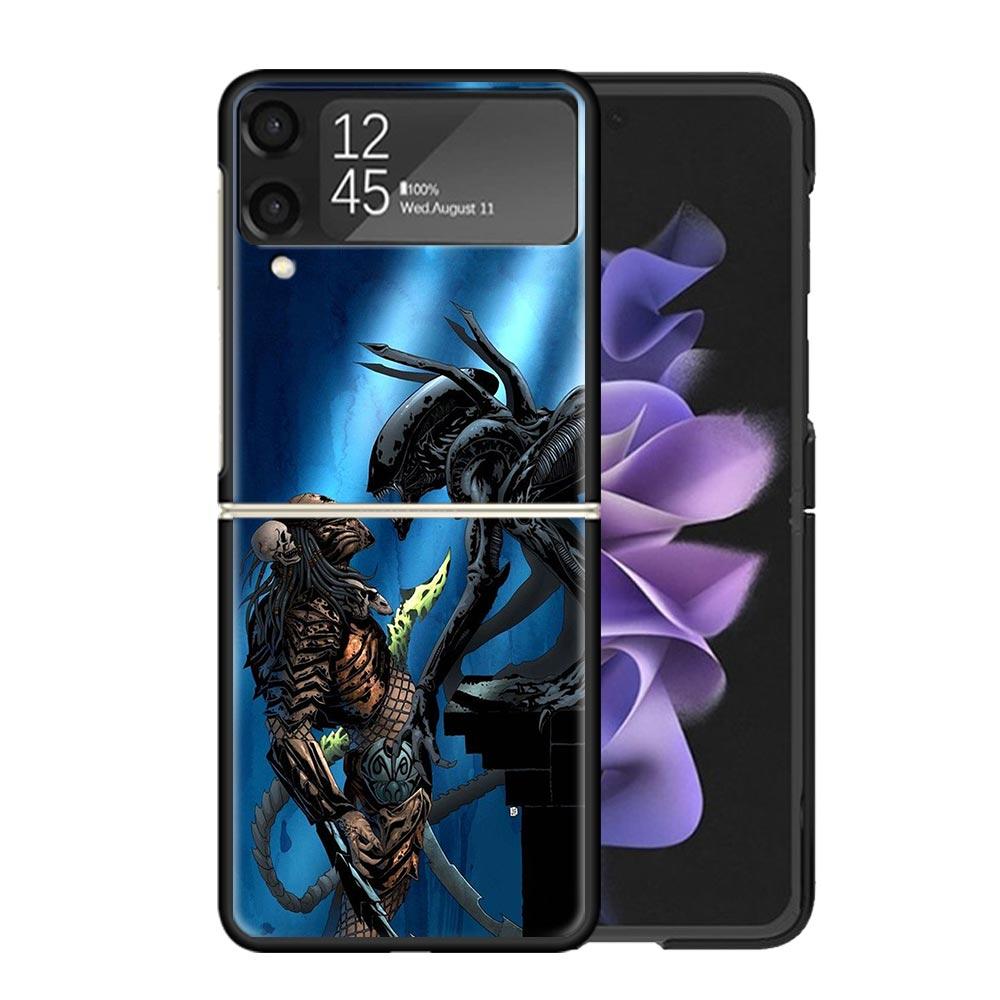 

Alien Vs Predator Painted Cases For Samsung Galaxy Z Flip 4 5 6 7 3 Z Flip7 Flip6 Flip4 Flip5 Flip3 5G Hard Shockproof Fundas Co Samsung Z Flip 5