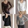 Moisturewicking Modale Long Sleeve T Shirt For Women With Slim Fit Comfort For Autumn Casual Wear