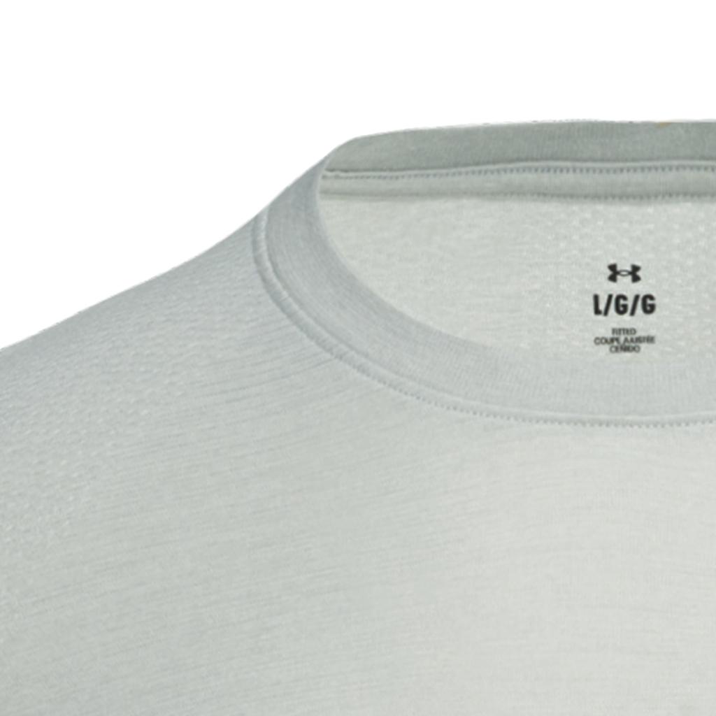 Under Armour Wool Run Lightweight Breathable Casual Simple Comfortable Versatile Sports Long Sleeve T-Shirt Men Tops Titanium-Gray 6012730-069
