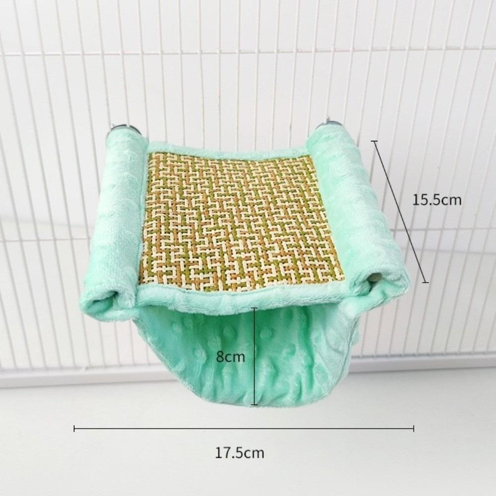 New Summer Parrot Hammock Breathable Hanging Type Pet Bird Cage Swing Double-layered Budgie Hammock Cage Decor