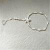 1 Pcs Women Summer Fashion Decor Accessories Pearl Barefoot Sandal Beach Wedding Foot Anklet Fashion Gifts Casual Occasion