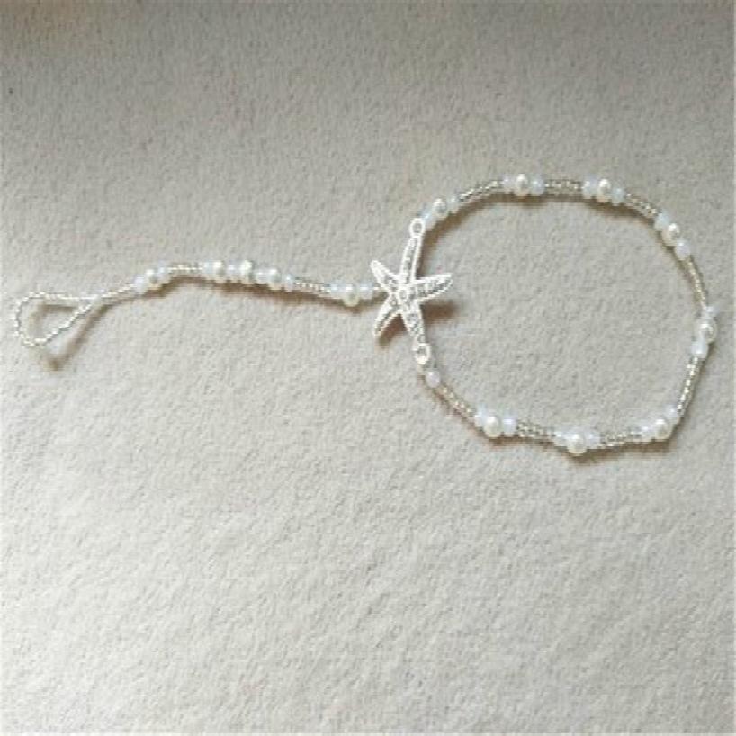 1 Pcs Women Summer Fashion Decor Accessories Pearl Barefoot Sandal Beach Wedding Foot Anklet Fashion Gifts Casual Occasion