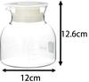 iwaki Heat-Resistant Glass Storage Container, Microwave Fruit Sour, 750ml, KT7313-W