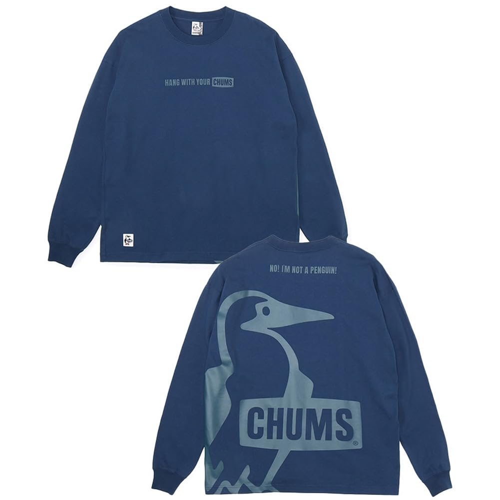 

Retro Oversized Big Booby Brushed Navy [Chums] L/S T-Shirt Men s тёмно-синий