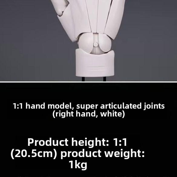1:1 Equal Ratio Human Hand Joint Super Movable Simulated Hand Reference Hand Movable Manipulator Ornament