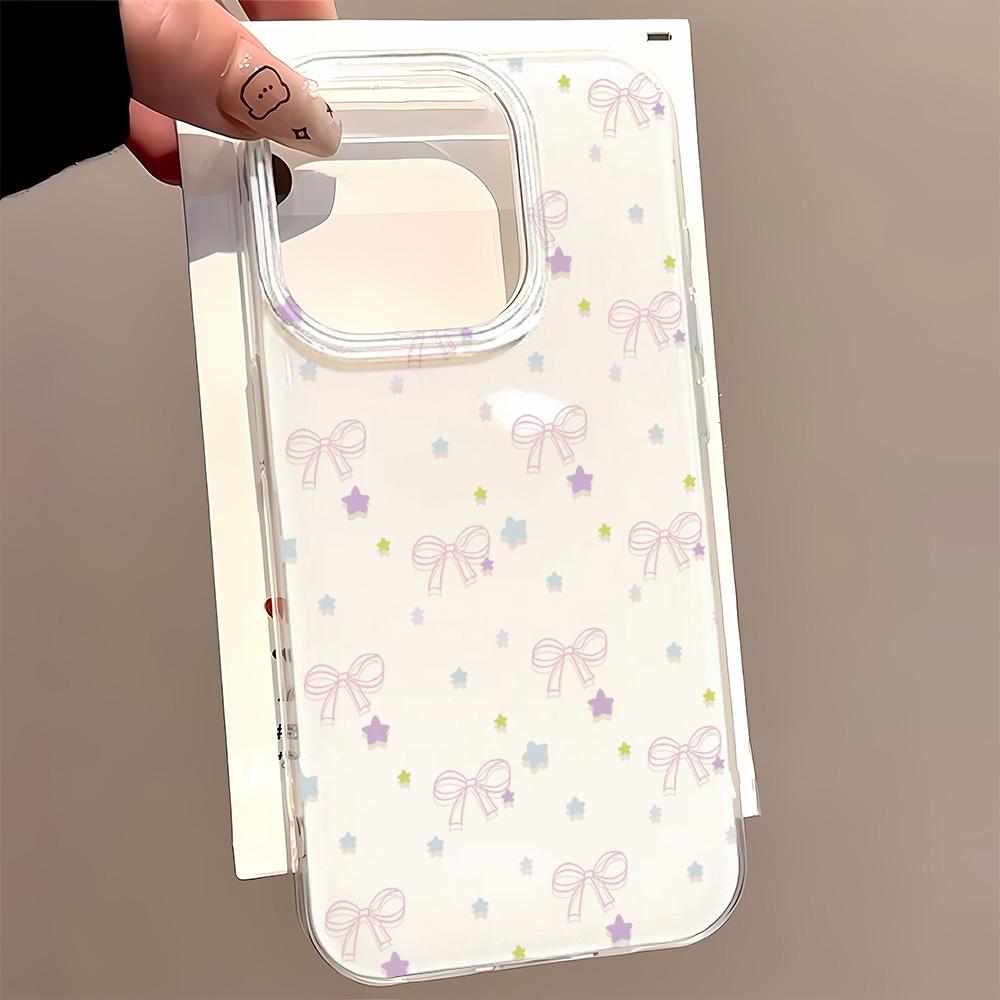 Painted Phone Case for iPhone 12 13 15 16 iPhone 16 12 13 14 15 Pro  14 15 16 Pro Max Coverage Shockproof Anti-Fingerprint Fresh Style Protective Case