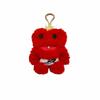 Big Teeth Fuggler Monster Plush Keychain Toy Cartoon Design Children Gift Use