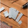 Nail Plates for Wood Studs 1.5 x 2.5 Inch Nail Plate Studguards Sharp Pointed Prongs Anti-Nail Protection Plate Shield Protect Plumbing and Wiring