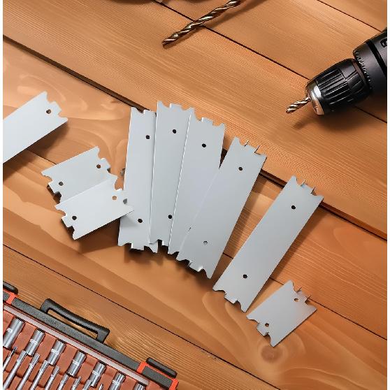 Nail Plates for Wood Studs 1.5 x 2.5 Inch Nail Plate Studguards Sharp Pointed Prongs Anti-Nail Protection Plate Shield Protect Plumbing and Wiring