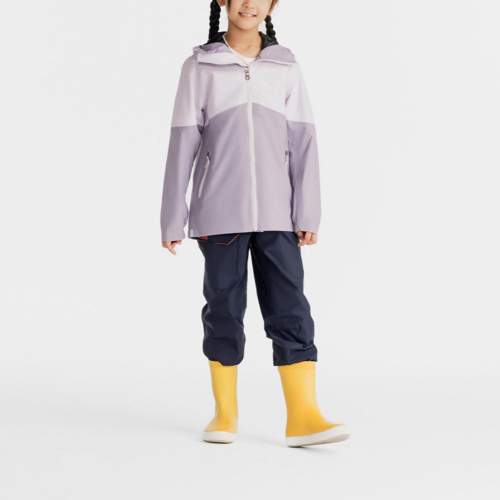 DECATHLON TRIBORD SAILING 100 Hooded Zipper Long Sleeve Jacket Purple Junior